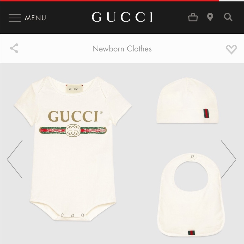 **SOLD**Baby Gucci Gift Set
